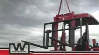 Westendorf Thrifty Lift  3 point forklift attachment [upl. by Junji]