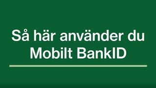 Så här loggar du in på Mina sidor med Mobilt BankID mobil [upl. by Uird]