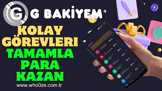 GBAKIYEMCOM  GÃ–REV YAP PARA KAZAN  2024 PARA KAZAN  KOLAY GÃ–REVLERÄ° YAP PARA KAZAN [upl. by Gilbertina]