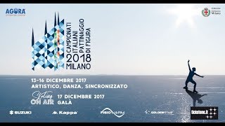 Campionati Italiani Pattinaggio di Figura 2018  15 dicembre 2017 [upl. by Cir]