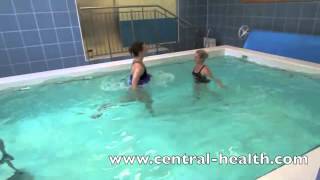 Hydrotherapy Exercise  Jumps and Lunges [upl. by Harrod]