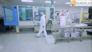 injection moulding 300 tonne in a cleanroom [upl. by Halli]