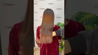 Hair Color with Keratin Treatment Haircolor Keratin hairstraightening Shorts [upl. by Kan]