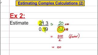 Estimating Complex Calculations 2 [upl. by Boelter]