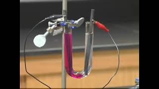 Electrolysis Aqueous KCl with Graphite Electrodes [upl. by Lledrev]