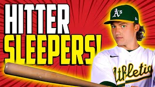 Fantasy Baseball Sleepers  Hitters To Target in 2024 Drafts [upl. by Eignav277]