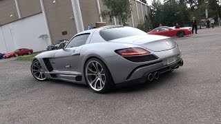 FAB Design Mercedes SLS Gullstream  Exhaust Sound and Acceleration [upl. by Eiramaliehs906]