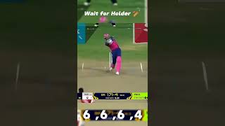 Jason Holder 🔥🔥22 runs🏏 only 4 balls cricket cpl viralshorts shorts [upl. by Ferrand967]