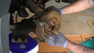 How to Replace the Front Brake pads on a Nissan XterraPathfinderArmadaFrontier [upl. by Nnagrom]