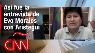 Entrevista a Evo Morales con Aristegui “Hay un dictadura de la mentira” [upl. by Burrus]