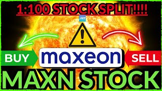 MAXN Stock 1100 STOCK SPLIT Maxeon Solar Technologies  WHAT IS GOING TO HAPPEN NEXT [upl. by Attenohs]