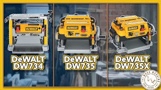 DeWalt Planer Showdown DW734 vs DW735 vs DW735X  Which One Reigns Supreme [upl. by Prevot571]