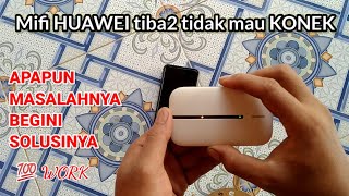 Cara Reset Mifi HUAWEI Kreatif Mas Day Channel KreatifMasDaychannel [upl. by Dorkus]