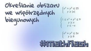 Określanie obszaru we współrzędnych biegunowych mathflash [upl. by Renner105]