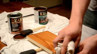 How To Stain Unfinished Furniture [upl. by Geanine998]