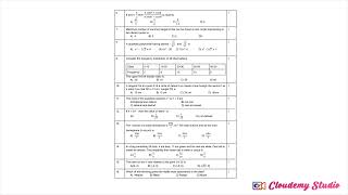 Class 10 Maths CBSE sample paper 20242025  Standard questions paper maths [upl. by Nnaassilem974]