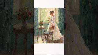 Quick Figure Study Oil Painting  portrait oilpainting painting fineart art [upl. by Alit931]