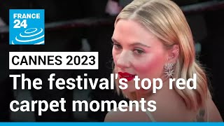 Cannes 2023 The festivals top red carpet moments • FRANCE 24 English [upl. by Zertnom]