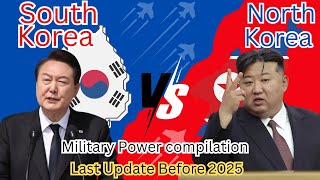 South Korea 🇰🇷 Vs North Korea 🇰🇵 military Power final update before 2025 🔥 [upl. by Grove]