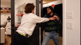 Crazy Homeless Man Tries to Break Into My House [upl. by Akiehsat]