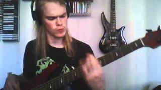 Cannibal Corpse  Frantic Disembowelment bass cover [upl. by Luhem]