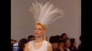 Helmut Lang Spring Summer 1998 Fashion TV Liz Tilberis [upl. by Hurst22]