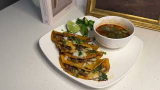 Recipe to make BIRRIA TACOS [upl. by Cinomod]