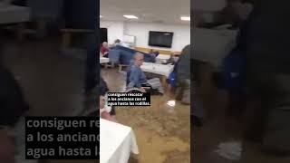 Una residencia de ancianos totalmente inundada en Massanassana Valencia [upl. by Ativad980]