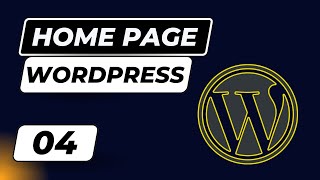 wordpress front page change  wordpress home page change  wordpress home page customization 04 [upl. by Imaon626]