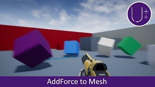 Unreal Engine 4 C Tutorial Add Force to Static Mesh [upl. by Anytsirhc]