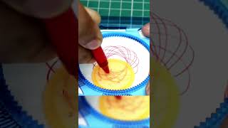 Spirograph Geometric Designs Art 11  Beautiful Designs  Ruler Design  Dear Artist shorts [upl. by Apilef]