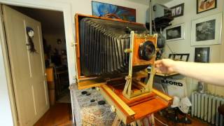 Wisner 12x20 Large Format Camera wNikon 450mm Lens [upl. by Koss]