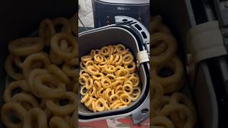 Fried onion rings in air fryer with in 2mins [upl. by Destinee]