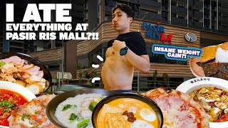 I Ate EVERYTHING at Pasir Ris Mall  INSANE Weight Gain at the End Over 20000 calories in 3 hours [upl. by Adnomal]