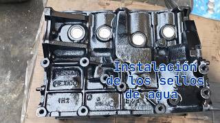 🔧⚙️ Como Armar un MOTOR desde cero Pt2 quotInstalación sellos de aguaquot✅Nissan Tsuru III 16 valvulas 🚗 [upl. by Elianore]