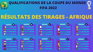 COUPE DU MONDE DE LA FIFA 2022 TIRAGE AU SORT DES ÉLIMINATOIRES DE LA ZONE AFRIQUE DEUXIÈME TOUR [upl. by Yannodrahc]