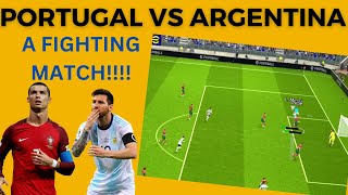 ARGENTINA VS PORTUGALPREDICT THE SCORE Efootball  Pes 2023 [upl. by Oicnerolf102]