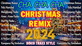 NONSTOP CHRISTMAS CHA CHA ⭐ DISCO TRAXX STYLE [upl. by Pampuch962]