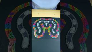 “Spirograph with Dual Symmetrical Arcs and Vibrant Multicolored Lines” spirographshr asmr usa [upl. by Fredrick617]