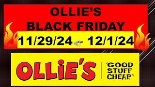 OLLIES BARGAIN BLACK FRIDAY 112924  12124 [upl. by Yazbak]