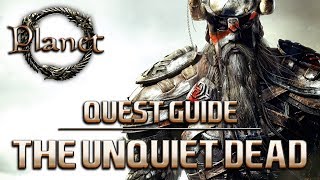 Elder Scrolls Online ESO  The Unquiet Dead Quest Guide Ward Puzzle [upl. by Yelhs]