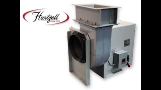 Unused 3HP Hartzell Fiberglass Scrubber Centrifugal Fan Series 41 1500CFM  4quotSP [upl. by Asen]