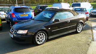 2005 Saab 93 Convertible 18 Turbo Linear  Start up and full vehicle tour [upl. by Sydelle]