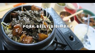 How to make bibimbap  Pork Belly  ASMR Cooking [upl. by Fernandes119]