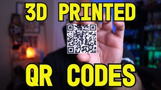 How To Create Custom QR Codes on ANY 3D Printer [upl. by Ecinahs]