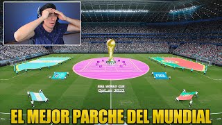 ASI ES EL MEJOR PARCHE DEL MUNDIAL QATAR 2022 PARA EL PES 2021 [upl. by Annoj473]