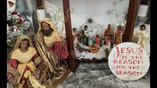 CHRISTMAS 2024🎄 DECORATE WITH ME ENTRYWAY TABLE🎄ANGELS AND NATIVITY DECOR [upl. by Croom260]