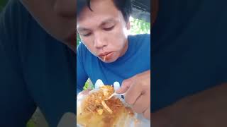 mukbang palabok😋 highlights highlightseveryone [upl. by Scarface]