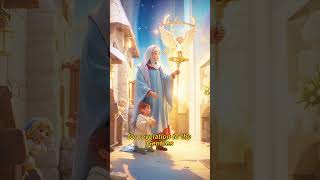 Simeon’s Prophecy Jesus Light to the Nations ✨  Luke 22532 shorts shortbiblestory history [upl. by Lemrahc]