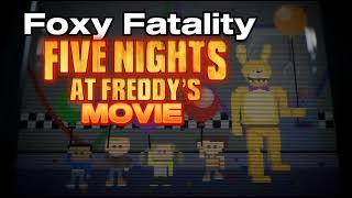 Foxy Fatality Five Nights at Freddys Movie Intro Song My Opinion in Description [upl. by Crotty]